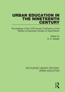 Read Pdf Urban Education in the 19th Century