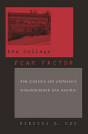 Read Pdf The College Fear Factor