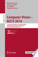 Computer Vision     ACCV 2016