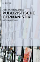 Read Pdf Publizistische Germanistik