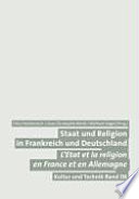 Staat und Religion in Frankreich und Deutschland