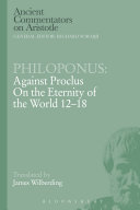 Read Pdf Philoponus: Against Proclus on the Eternity of the World 12-18