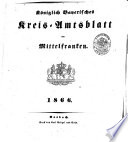 Königlich Bayerisches Kreis-Amtsblatt von Mittelfranken
