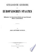 Genealogische Geschichte der europäischen Staaten