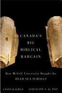 Read Pdf Canada's Big Biblical Bargain