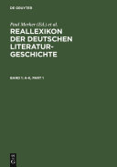 Read Pdf Reallexikon der deutschen Literaturgeschichte