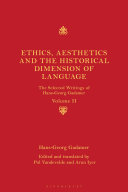 Read Pdf Ethics, Aesthetics and the Historical Dimension of Language