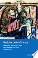 Medicine Before Science