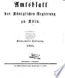 Amtsblatt für den Regierungsbezirk Köln