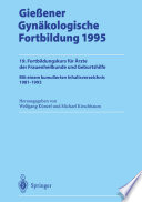 Gießener Gynäkologische Fortbildung 1995