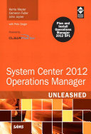 Read Pdf System Center 2012 Operations Manager Unleashed