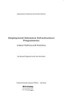 Employment Intensive Infrastructure Programmes