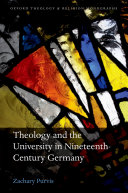 Read Pdf Theology and the University in Nineteenth-Century Germany