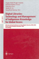 Read Pdf Digital Libraries: Technology and Management of Indigenous Knowledge for Global Access