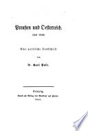 Preussen und Oesterreich (Juli 1849)