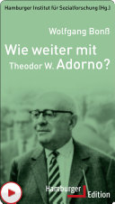 Read Pdf Wie weiter mit Theodor W. Adorno?