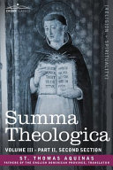 Summa Theologica, Volume 3 (Part II, Second Section) pdf