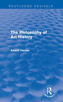 Read Pdf The Philosophy of Art History (Routledge Revivals)