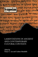 Read Pdf Lamentations in Ancient and Contemporary Cultural Contexts