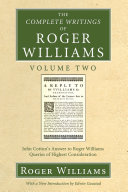Read Pdf The Complete Writings of Roger Williams, Volume 2