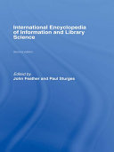 Read Pdf International Encyclopedia of Information and Library Science