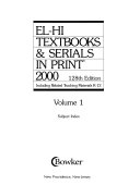 El Hi Textbooks And Serials In Print
