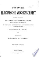 Deutsche medizinische Wochenschrift
