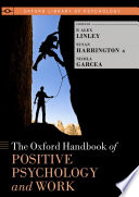 Oxford Handbook Of Positive Psychology And Work