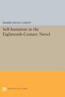 Read Pdf Self-Imitation in the Eighteenth-Century Novel