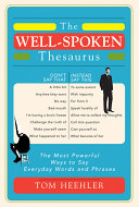 Read Pdf The Well-Spoken Thesaurus