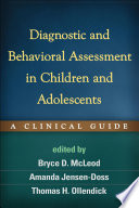 Diagnostic And Behavioral Assessment In Children And Adolescents