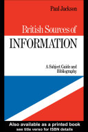 Read Pdf British Sources of Information