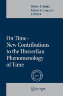Read Pdf On Time - New Contributions to the Husserlian Phenomenology of Time