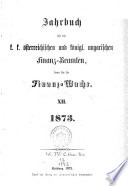 Jahrbuch für die k. k. österreichisch-ungarischen Finanzbeamten, dann für die Finanzwache