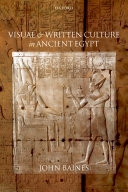 Read Pdf Visual and Written Culture in Ancient Egypt