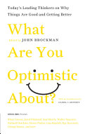 Read Pdf What Are You Optimistic About?