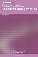 Read Pdf Issues in Rheumatology Research and Practice: 2011 Edition