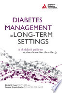 Diabetes Management In Long Term Settings