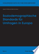 Soziodemographische Standards für Umfragen in Europa