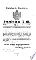 Verordnungs-blatt des Königlich bayerischen Kriegsministeriums