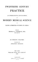 Twentieth Century Practice  Infectious diseases