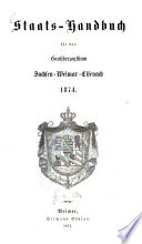 Staatshandbuch für das Großherzogtum Sachsen
