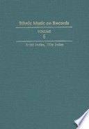 Ethnic Music On Records