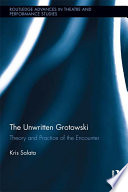 The Unwritten Grotowski