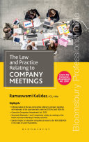 Read Pdf Law and Practice relating to Company Meetings