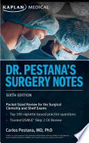 Dr Pestana S Surgery Notes