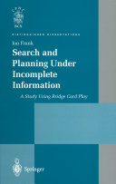 Read Pdf Search and Planning Under Incomplete Information