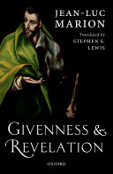 Read Pdf Givenness and Revelation