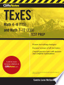 CliffsNotes TExES Math 4-8 (115) and Math 7-12 (235) pdf book