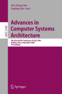 Read Pdf Advances in Computer Systems Architecture